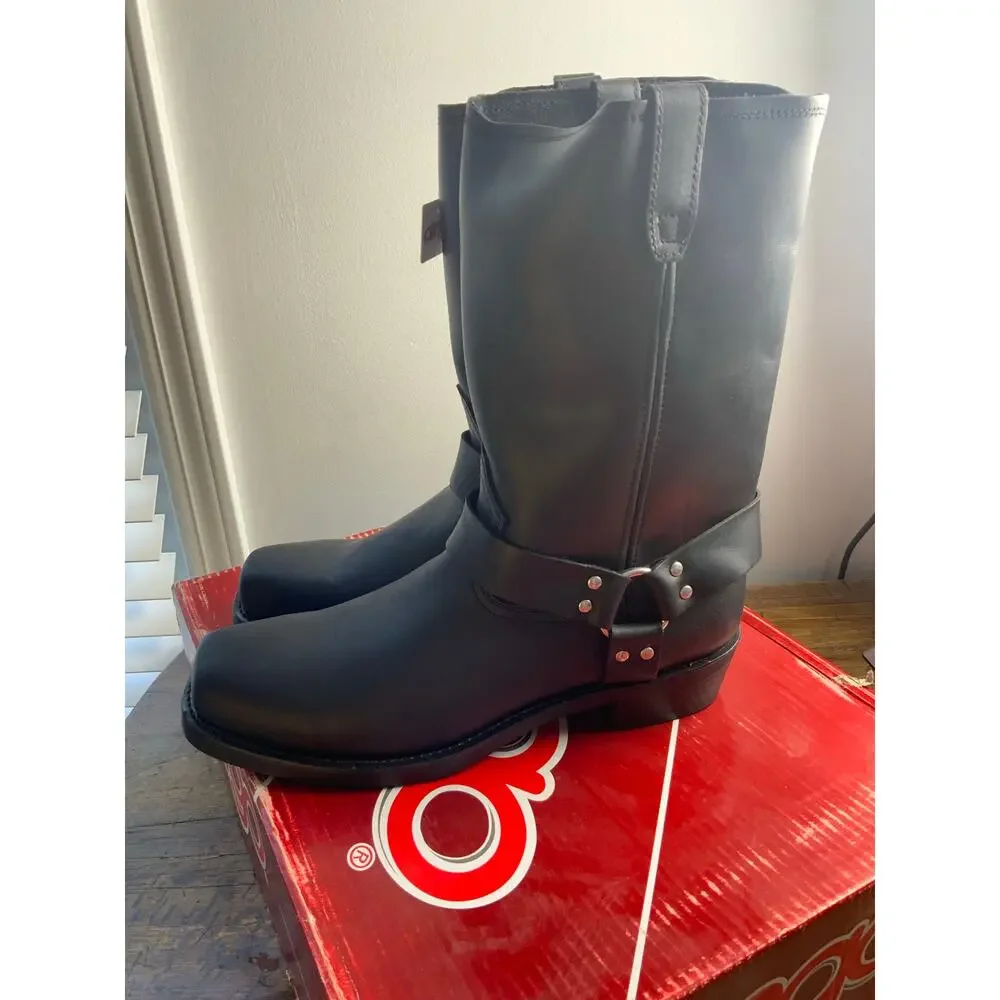 Dingo Men's Black Harness Motorcycle‎ Work Boots size 15D NIB